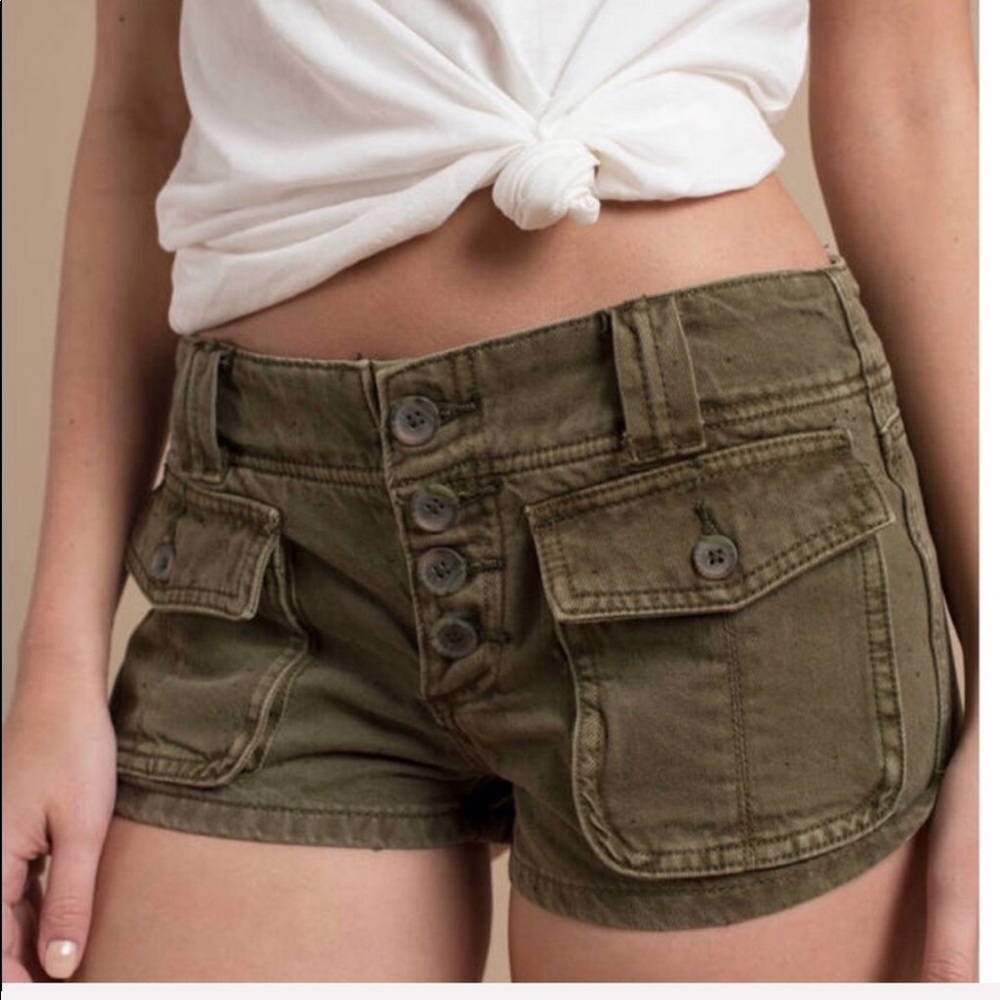 NWT Free People Cora Button Front Short